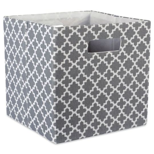 DII&#xAE; 13&#x22; Polyester Lattice Storage Cube